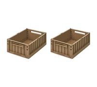 Lot de 2 boîtes de rangement pliables Weston taille M Oat