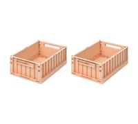 Lot de 2 boîtes de rangement pliables Weston taille M Tuscany Rose