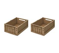 Lot de 2 boîtes de rangement pliables Weston taille S Oat