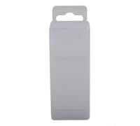 Lot de 2 boîtes de rangement télescopiques en plastique pour forets et fraises