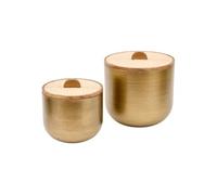 Lot de 2 boîtes déco Erica rondes - Atmosphera Créateur d'intérieur