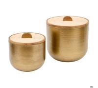 Lot de 2 boîtes déco Erica rondes - Atmosphera Créateur d'intérieur