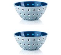 LightBlue White blue LOT 2 BOLS ⌀12CM "LE MURRINE"