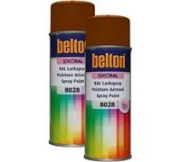 Lot de 2 bombes de peinture Belton Spectral RAL8028 brun terre 400ml