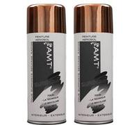 Lot de 2 bombes de peinture - bronze - AMT