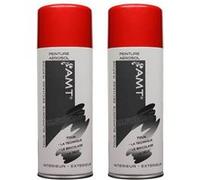 Lot de 2 bombes de peinture - rouge métallisé - AMT Rouge