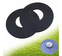 Lot de 2 bordures d'arroseur compatibles avec l'arroseur escamotable Gardena T200/T380 - Bordure de pelouse pour arroseur de pelouse - Anneau de protection contre la végétation - Idéal pour tondeuses