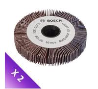 [LOT DE 2] BOSCH Rouleau lamelle PRR 10mm G120