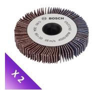 [LOT DE 2] BOSCH Rouleau lamelle PRR 10mm G80