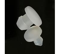 Lot de 2 bouchons à vis en caoutchouc, bouchons à trou d'étanchéité, 4,5 mm à 50,6 mm en forme de T (transparents, 26 mm)
