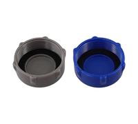 Lot de 2 bouchons de vidange pour piscine Coleman P6D1158 P01006 | Lot de 2 bouchons de vidange de piscine pour Coleman P6D1158 P01010 P01006 en PVC anti-fuite Bleu et gris