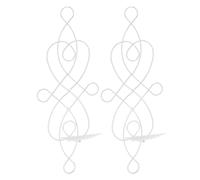 Lot De 2 Bougeoir Mural, Deco Murale Salon Bougeoirs Photophore Chandelier Porte Bougie Moderne Métal Photophore Appliques Bougeoirs Muraux Décoratifs Vintage pour Chambre