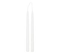 Lot de 2 Bougies Bâton Hugo 30cm Blanc