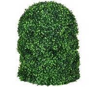 Lot de 2 boules de buis en plastique - Plantes artificielles | Couleur : Vert