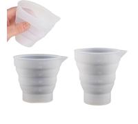 Lot de 2 boules doseuses pliables pour détergent liquide avec graduations