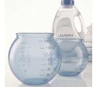 Lot de 2 boules doseuses pour lessive, boule distributrice de lessive liquide, 100 % silicone, économie pour lessive en poudre et liquide, anti-rayures, unique, bleu