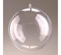 Lot de 2 Boules en plastique transparent sépara...