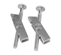 Lot de 2 boulons de fixation en acier inoxydable 304 pour s'adapter à la plupart des modèles de toilettes standard
