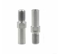 Lot de 2 boulons de poteau de frein en V M8 x 0,25 mm en alliage pour vis de montage de frein, équerre de vélo, matériel de fixation pour VTT, route pour vélo avant et arrière Argenté