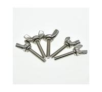 Lot de 2 boulons et écrous papillon en acier inoxydable - Fixations robustes for un serrage manuel facile(M5*10mm)