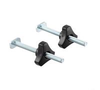 Lot de 2 Boulons pour t M8 pour Rainure pour bois Lot de 2 Boulons | Métal et plastique pour durable, résistance pour usure, pour idéal établi menuiserie, filetage M8 standard