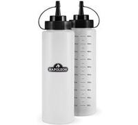 Lot de 2 bouteilles souples pour huile et sauces Napoleon 600 ml Blanc G