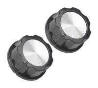 Lot de 2 boutons de contrôle de minuterie de rechange pour friteuse à air, four et autocuiseur électrique avec design compact de 35 mm de diamètre