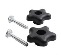 Lot de 2 boutons de poignée et boulons pour tondeuse à gazon Toro 106-4161 92-2260 - Outils d'extérieur robustes - 5,5 cm
