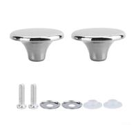 Lot de 2 boutons de rechange en acier inoxydable pour couvercles d'ustensiles de cuisine compatibles avec les casseroles de four hollandaises y compris Lodge Le Creuset et marques comparables