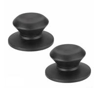 Lot de 2 boutons de rechange pour couvercle de casserole avec vis de retenue en bakélite résistant à la température, compatibles avec divers couvercles d'ustensiles de cuisine