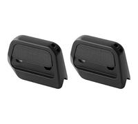 Lot de 2 box cutters noirs, cutter utilitaire céramique auto-rétractable, lame de sécurité, parfait pour ouvrir colis, usage maison entrepôt bureau, fixation métal, 2,36 x 1,57 x 0,79 in