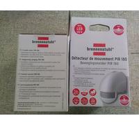 lot de 2 Brennenstuhl 1171900 Détecteur infrarouge PIR 180 IP44 ampoule led