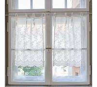 Lot de 2 brise-bise Sélavè blanc H/L env. 70/45 cm