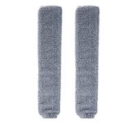 Lot de 2 brosses à poussière rétractables en microfibre pour dessous d'appareils électroménagers, chiffons de rechange amovibles et lavables