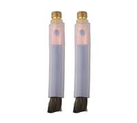 Lot de 2 brosses de polissage électrolytiques avec pointe conductrice en fibre de carbone pour outil de nettoyage de soudure par points en acier inoxydable, accessoire de traitement de soudure pour