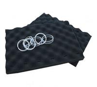 lot de 2 brosses mousses + 14 clips pour robot indigo - w0887a - zodiac