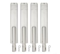 Lot de 2 brûleurs de barbecue en acier inoxydable 304 de qualité 40,6 cm pour un chauffage uniforme Compatible avec les barbecues à gaz CITSS 23301 16516 26106 44305