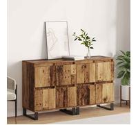 Lot de 2 buffets séjour - vidaXL - meuble de rangement - bois ancien - 4 portes - Scandinave - 60 x 35 x 70 cm &683279