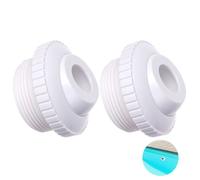 Lot de 2 buses de refoulement pour piscine, buse orientable à rotule (3/4 pouce), pièce de rechange pour retour d'eau de piscine
