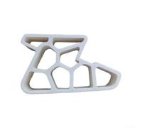 Lot de 2 butées de porte antidérapantes en ABS pour portes coulissantes | Fenêtre, Montage Facile Imperméable, Blanc / Noir Cale Pour Maison Bureau