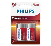 Lot de 2 c philips lr14p2b/05/ 1,5v/ piles alcalines.