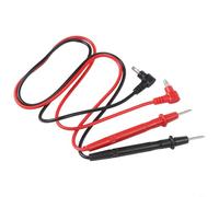 Lot de 2 câbles de test pour multimètre numérique avec sondes à aiguille en cuivre pour voltmètre, câble, fil, stylo, tige en ABS flexible, longueur 72 cm