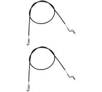 Lot de 2 câbles sélecteurs de vitesse pour souffleuse à neige à 2 étages, remplace 946-04396A, 746-04396A, 746-04396, compatible Craftsman, Troy-Bilt, Cub Cadet, MTD et Yard Machines, acier