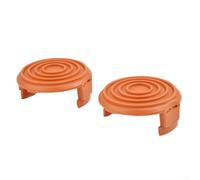 Lot de 2 cache-fils de débroussailleuse Worx GT WG112E WG118E, WG119E WG184E WG168E, remplace le protège-bobine WA0037, ABS haute résistance, facile à installer, aucun outil nécessaire