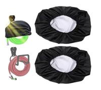 Lot de 2 cache-tuyaux pour l'extérieur - Anti-poussière - Résistant aux UV | Housse de tuyau d'extérieur pour jardin, piscine, garage, rallonges extérieures, neige, soleil, pluie