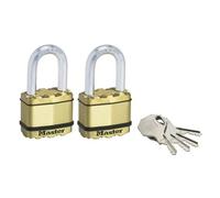 Lot de 2 cadenas en laiton M5BEURTLF - Master Lock Excell - 50mm