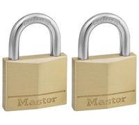 Lot de 2 cadenas en laiton massif MASTERLOCK 40 mm - 140EURT