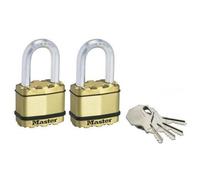 Lot de 2 cadenas en laiton M5BEURTLF - Master Lock Excell - 50mm