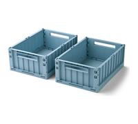 Lot de 2 caisses de rangement Weston M Beach Blue