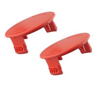 Lot de 2 capuchons de bobine pour Bosch AFS 23-37 - Compatible avec F016F04841 7405 - Pièce de rechange avec fonction encliquetable ABS pour l'entretien de la tondeuse